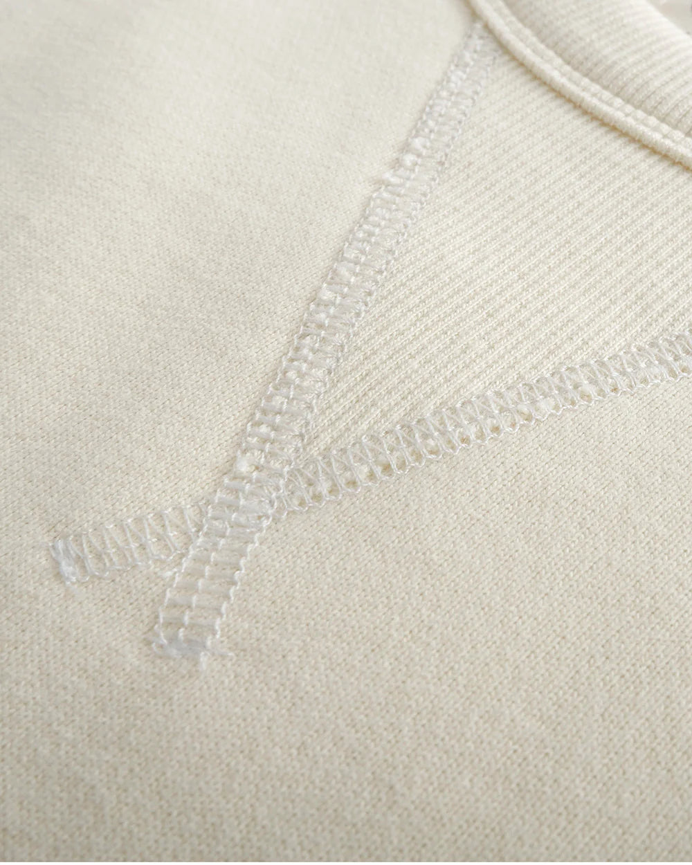 Cloud White Unisex Oversized Crewneck