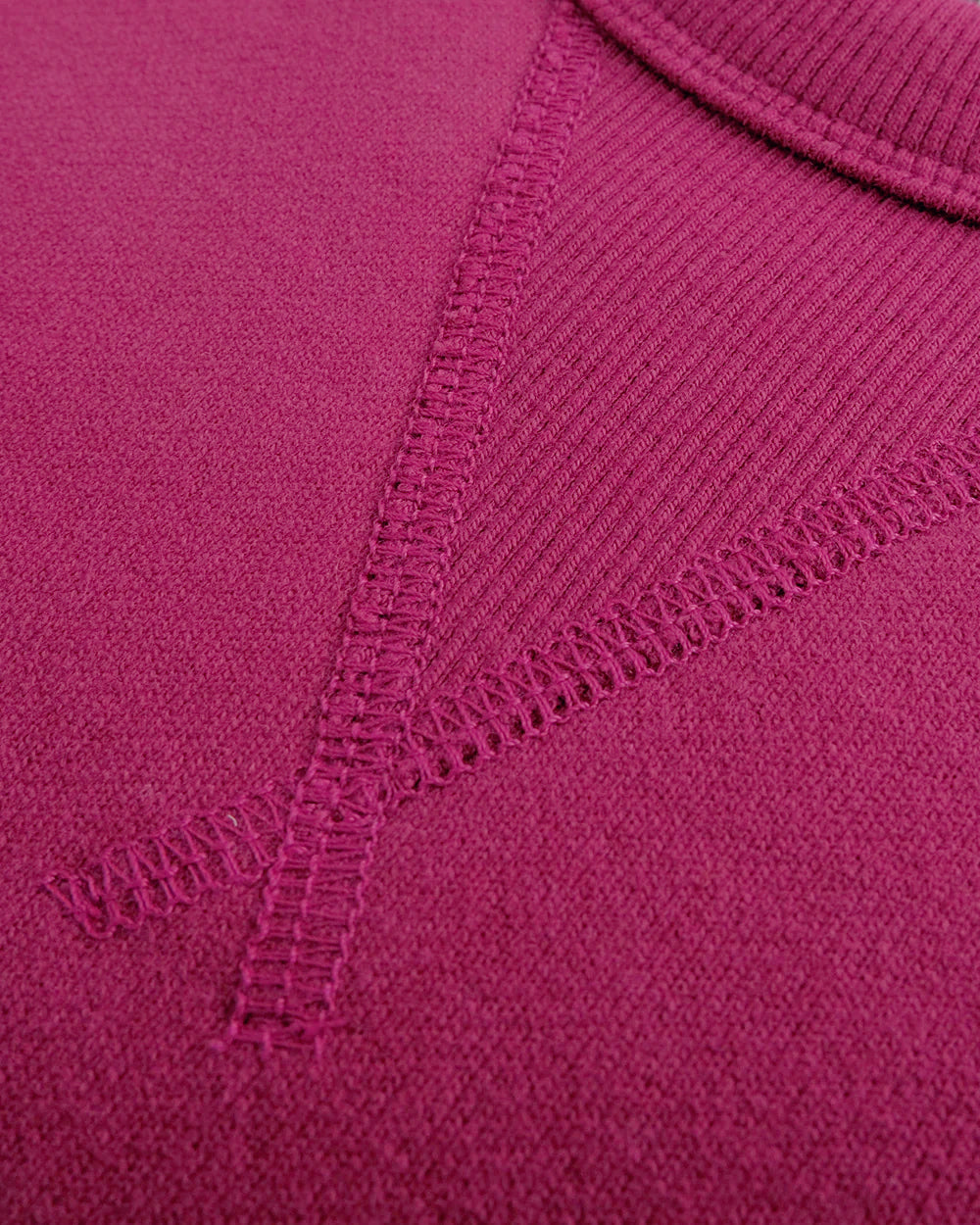 Terracotta Red Unisex Oversized Crewneck