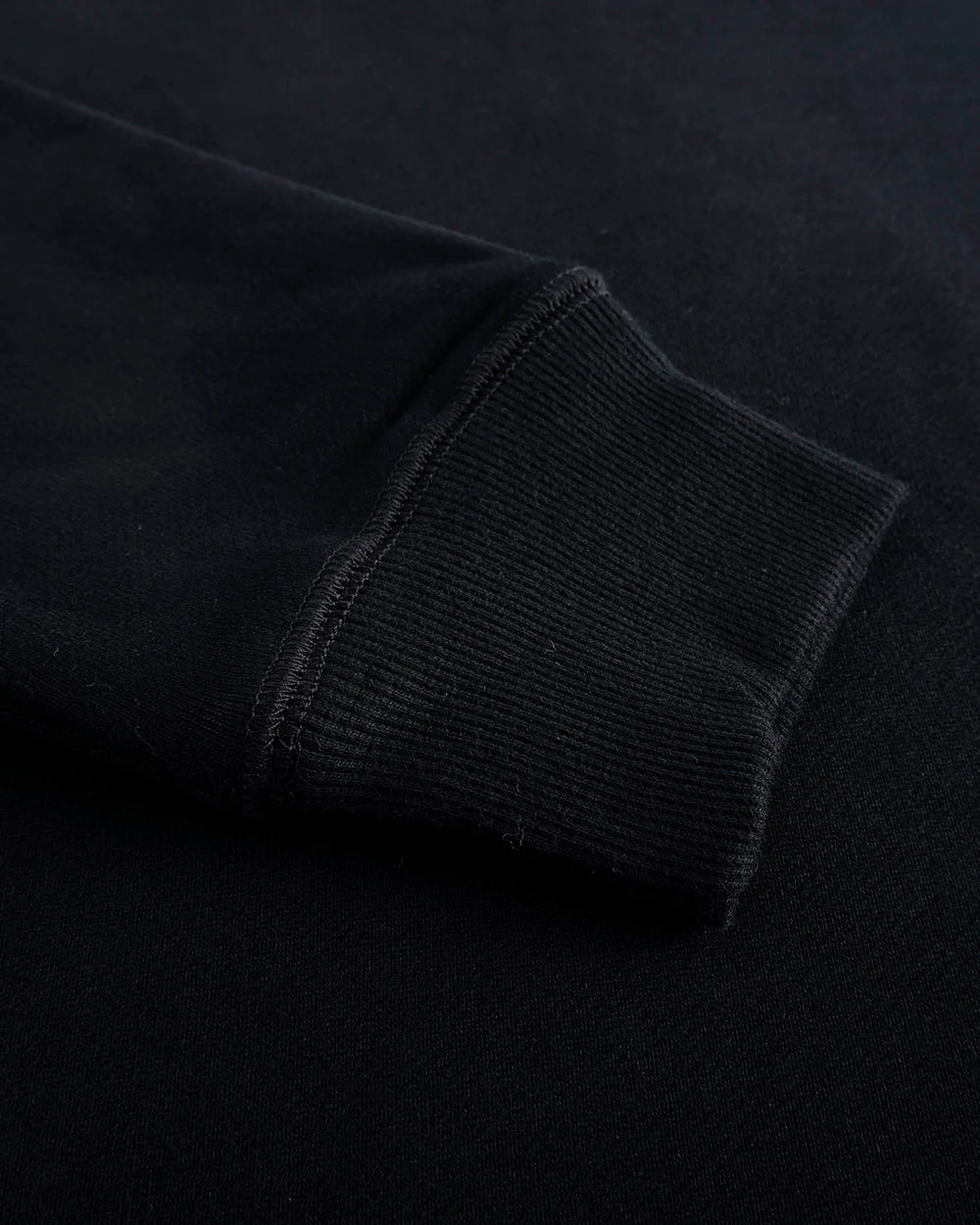 Ink Black Unisex Oversized Crewneck