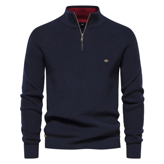 Men’s Half-Zip Knit Sweater