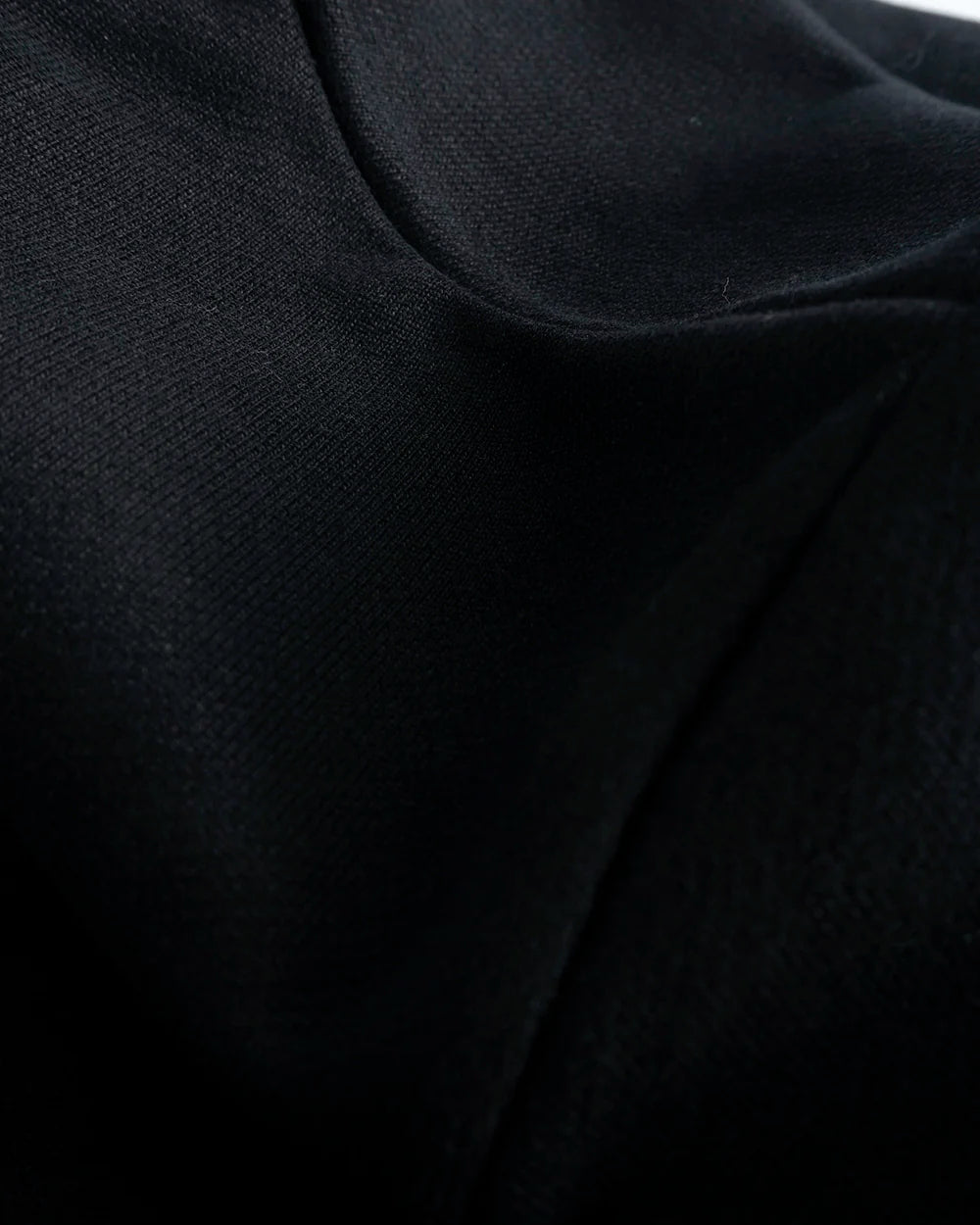 Ink Black Unisex Oversized Crewneck