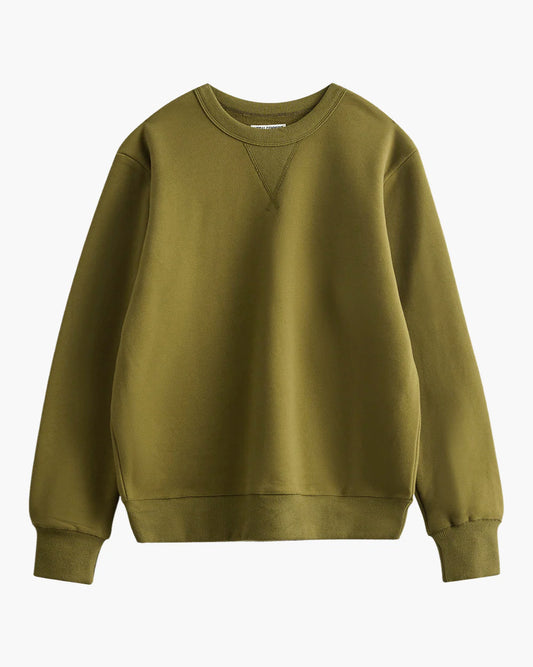 Olive Tea Unisex Oversized Crewneck