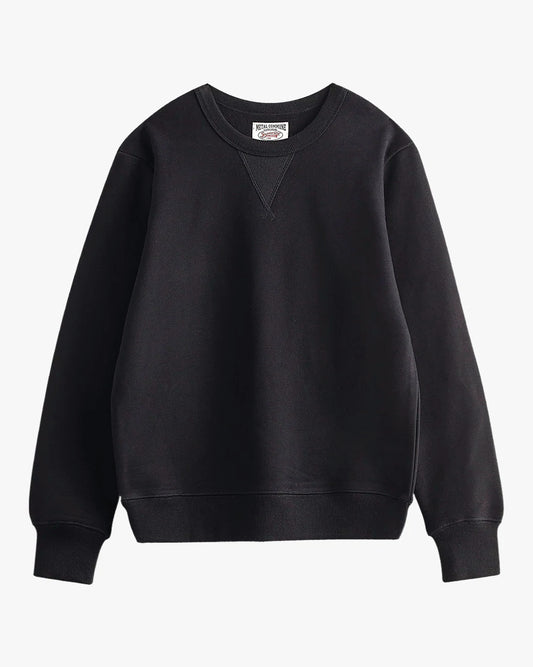 Ink Black Unisex Oversized Crewneck