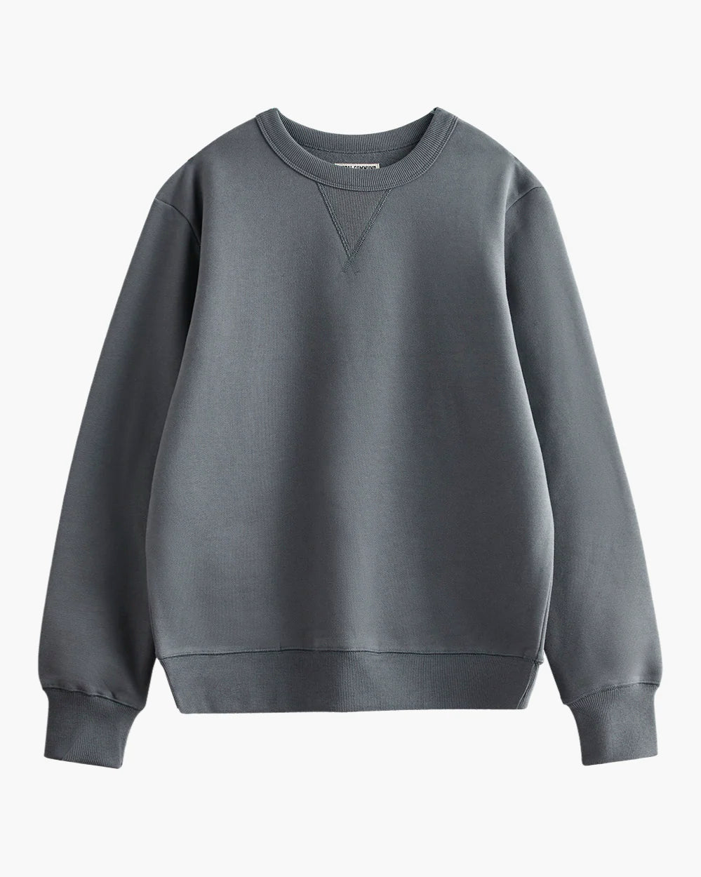 Steel Grey Unisex Oversized Crewneck