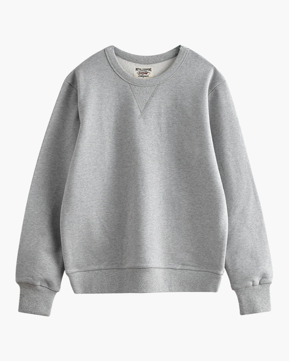 Mist Grey Unisex Oversized Crewneck