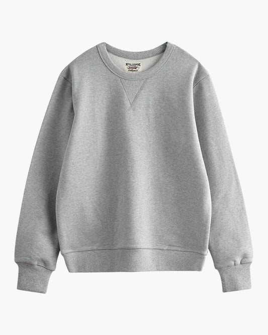 Mist Grey Unisex Oversized Crewneck