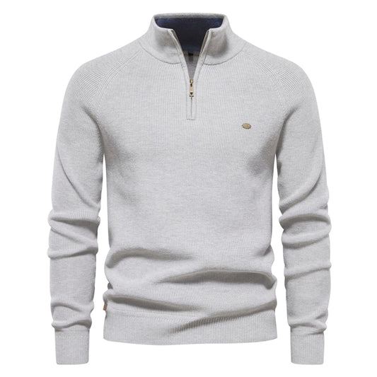 Men’s Half-Zip Knit Sweater