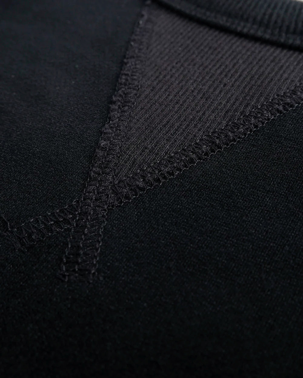 Ink Black Unisex Oversized Crewneck