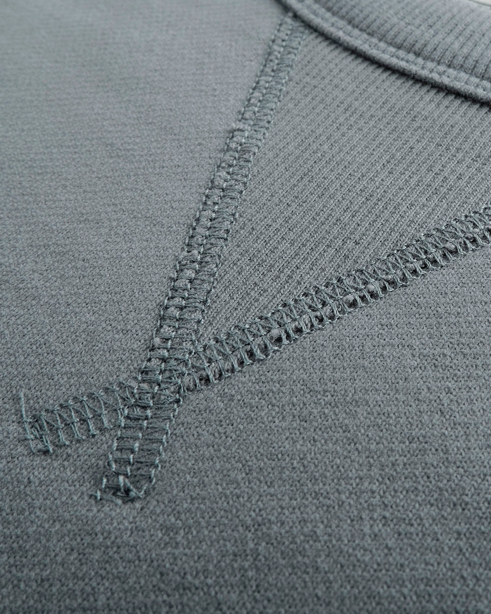 Steel Grey Unisex Oversized Crewneck